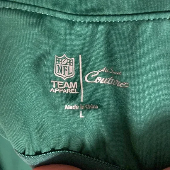 New NFL New York Jets Women's Green Halter Top Sz. L - Picture 5 of 6